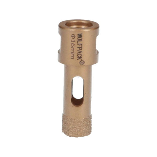 Corona Diamante Para Amoladora Ø 16 Mm. Conexión Rosca M14. Corte Seco_0