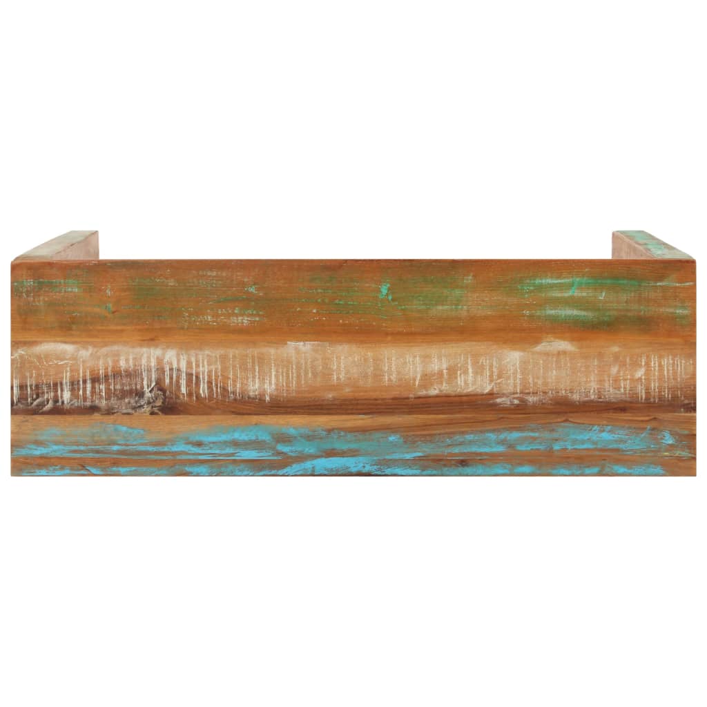 Mesa Consola De Madera Maciza Reciclada 110x35x76 Cm_1