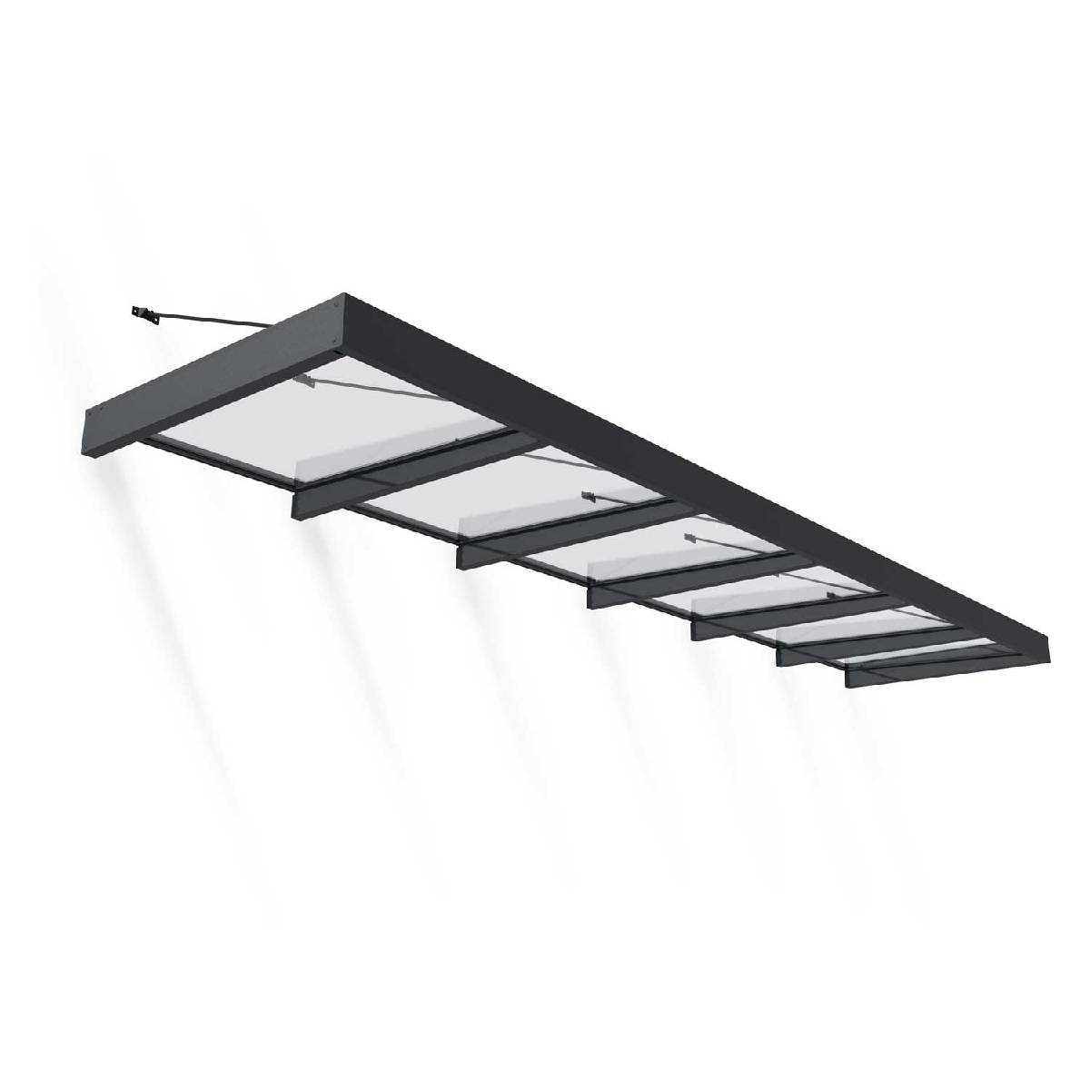 Sophia XL Canopy de porta 140x565 cm Transparente 