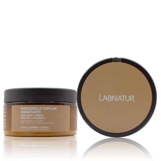 Mascarilla Capilar Coco Y Avena Labnatur | Hidratación Y Suavidad Intensiva | Cabello Seco O Sensible | Nutrición Y Bril_0