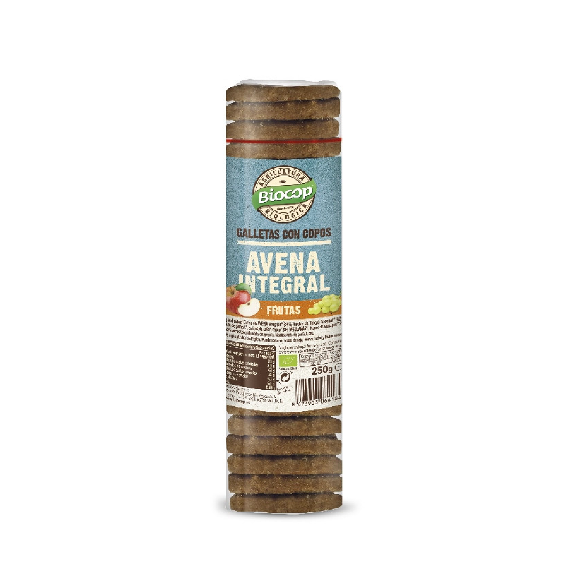 Flocos de Aveia Integral e Bolachas de Fruta Biocop 250 g
