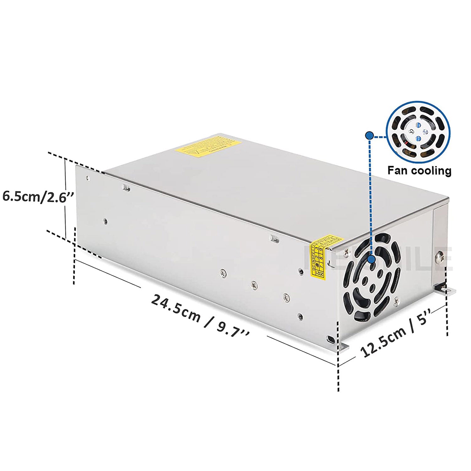 Fuente De Alimentación Dc12v/600w/50a_4