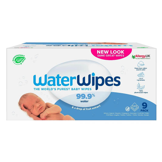 Toalhitas Húmidas WaterWipes BIO Baby 540 Unidades