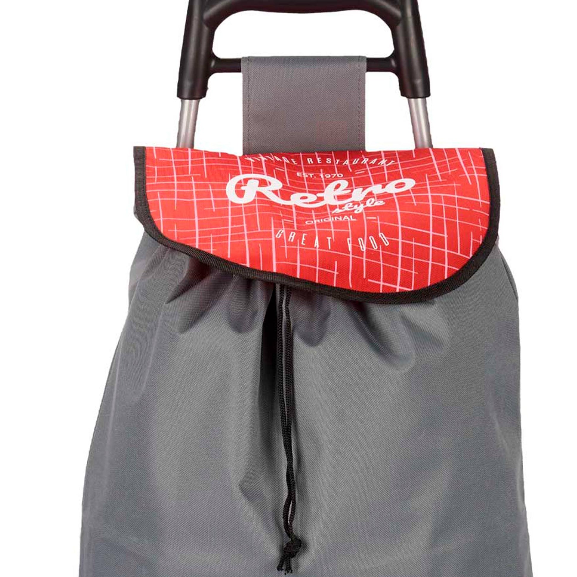 Carro De Compra 2 Ruedas Retro Kinvara – Estilo Vintage Para Tus Compras_4