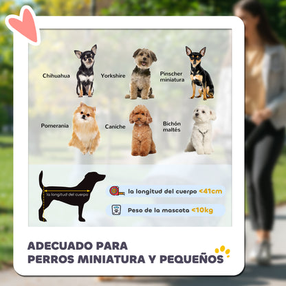 Pawhut Carrito Para Perros Plegable Con 3 Ruedas 109,5x57,5x106,5 Cm Rojo_3