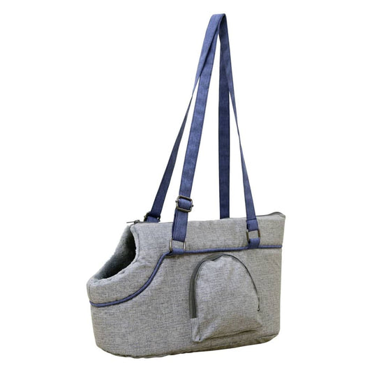 Kerbl Bolso Transportín Para Mascotas Marie Gris Y Azul 46x23x25 Cm_0