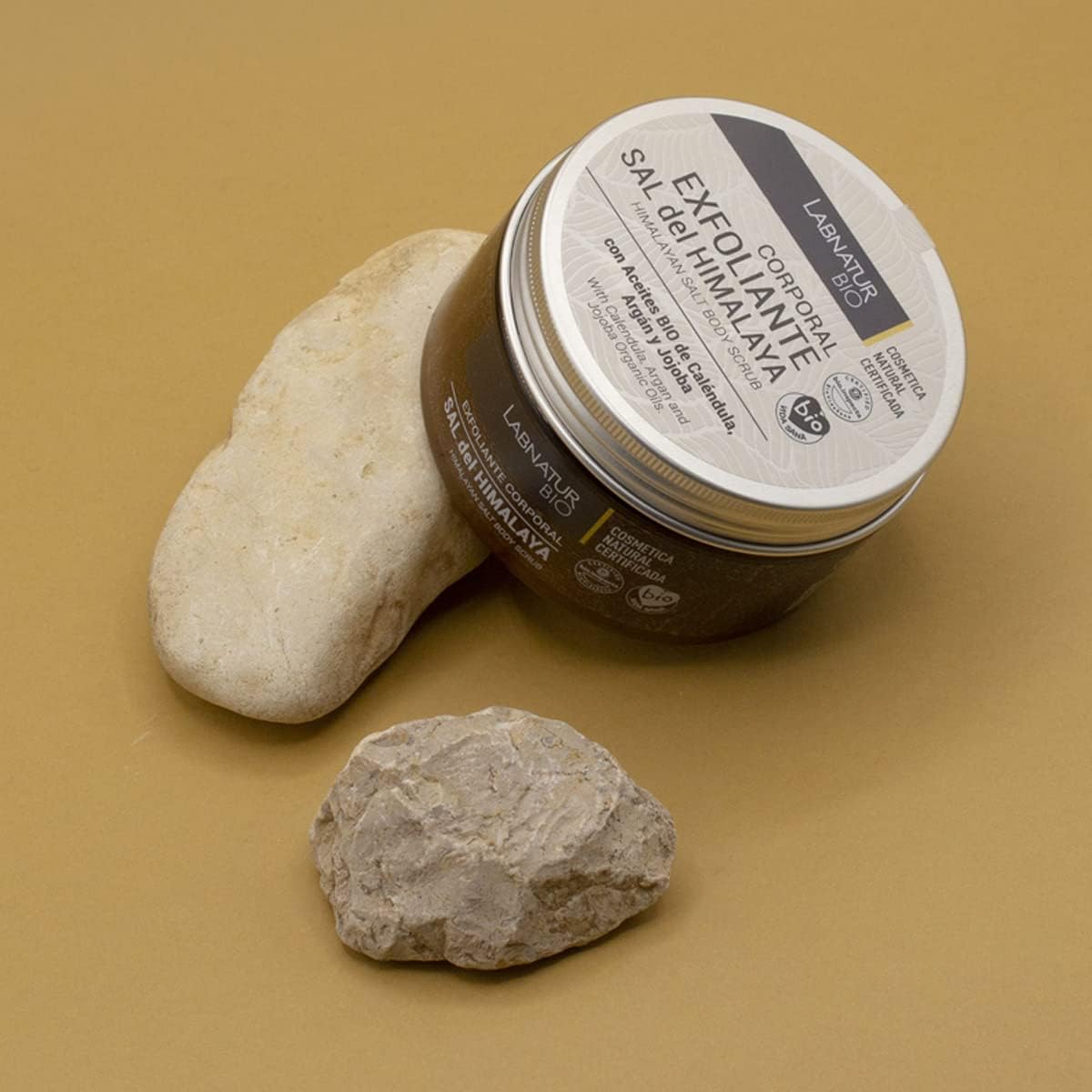 Labnatur Bio Exfoliante Corporal Sal Del Himalaya - Con Aceites De Caléndula, Argán Y Jojoba - Hidrata, Suaviza Y Nutre_4