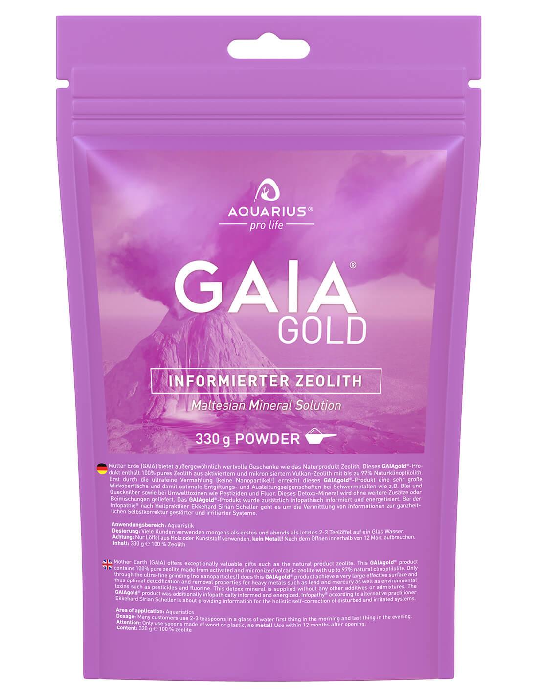 Aquarius Pro Life - Zeolita Pura 330g Polvo Detox_1