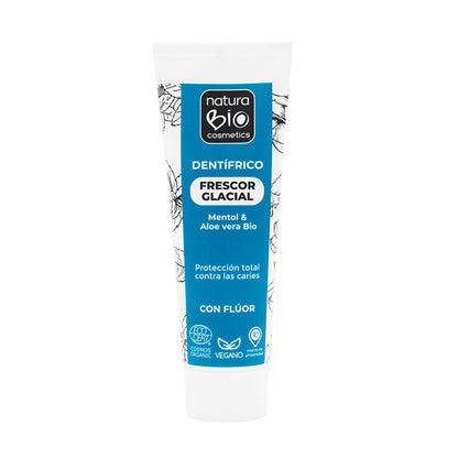 Dentífrico frescor Glacial NaturaBio 75 ml