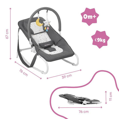 Cadeira de baloiço de rede fixa Easy Moonlight ou Babymoov
