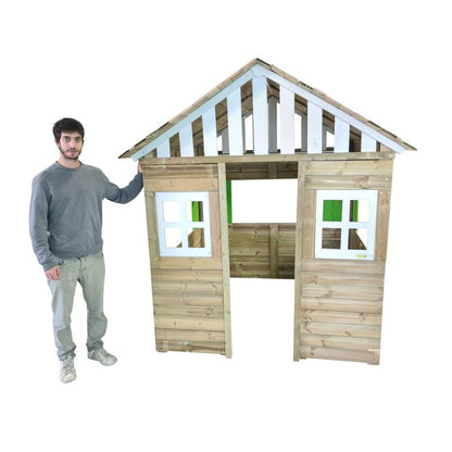 Casita De Madera Masgames Lollipop Xxl Horeca Blanco._2
