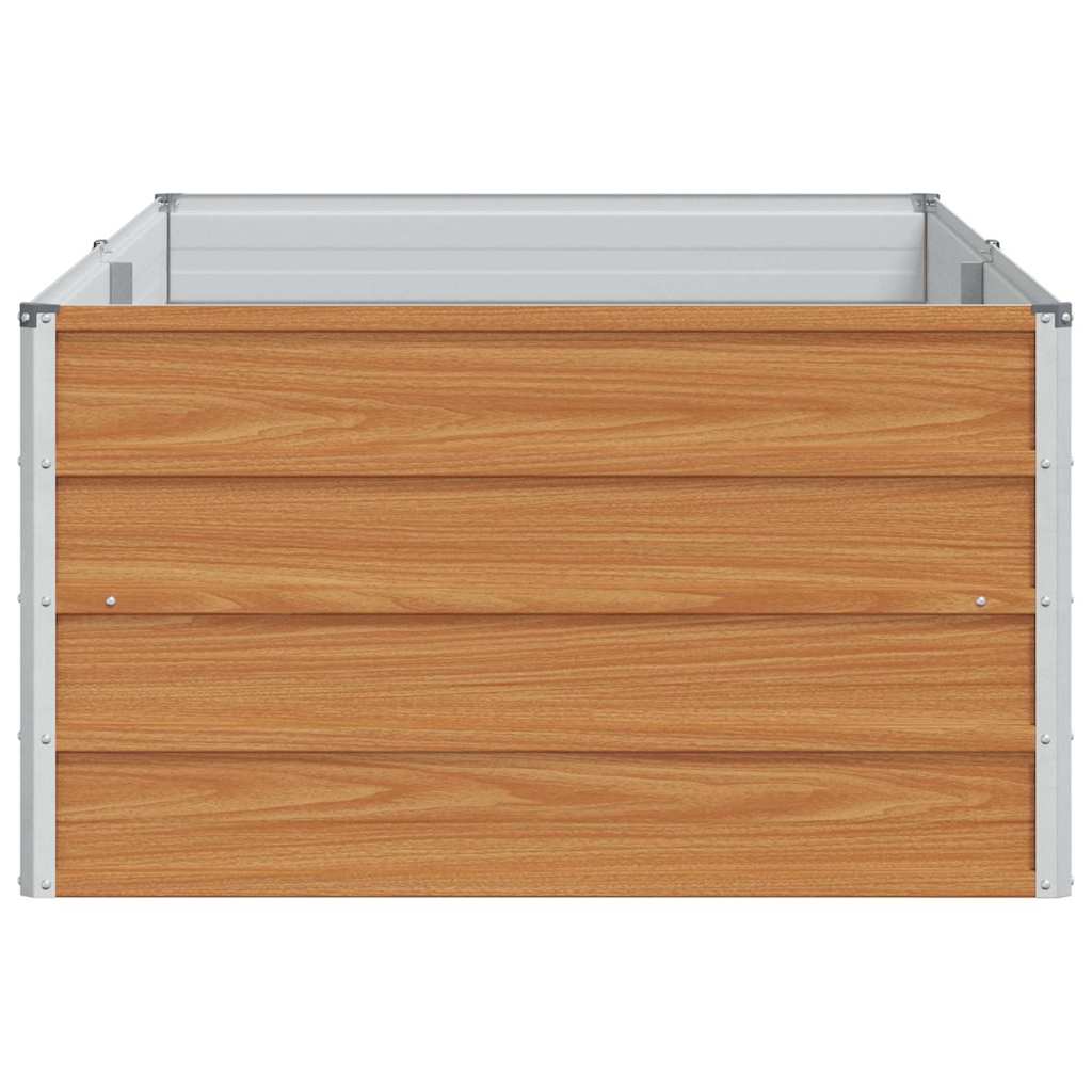 Arriate Elevado Marrón Claro 160 X 80 X 45 Cm Acero Galvanizado_5