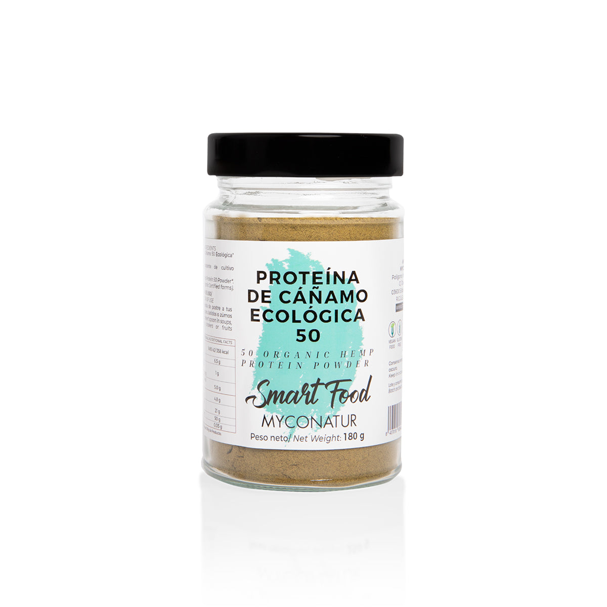 Proteína De Cáñamo En Polvo Ecológica Myconatur 180g_0