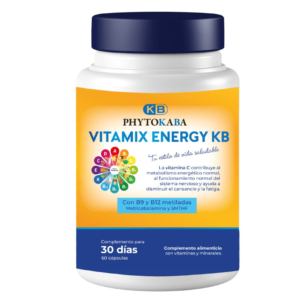 Vitamix Energy Kb 60 Cápsulas Vitaminas Y Minerales_0
