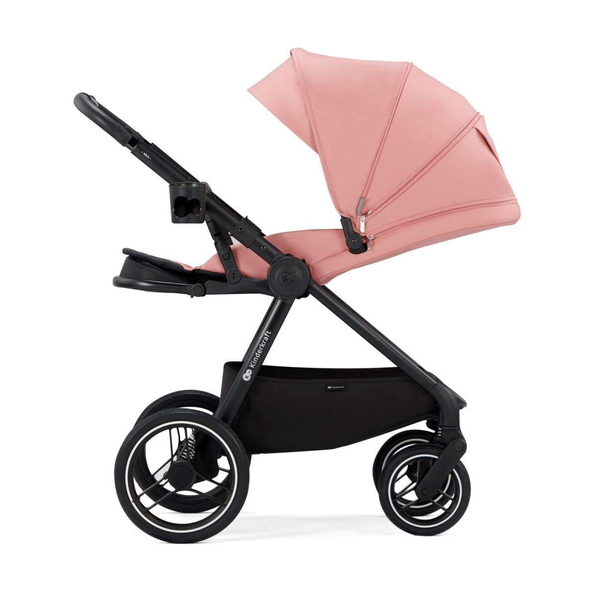Carrito De Bebé Nea Dos Piezas Capazo Duro Hasta 22 Kg Pink_3