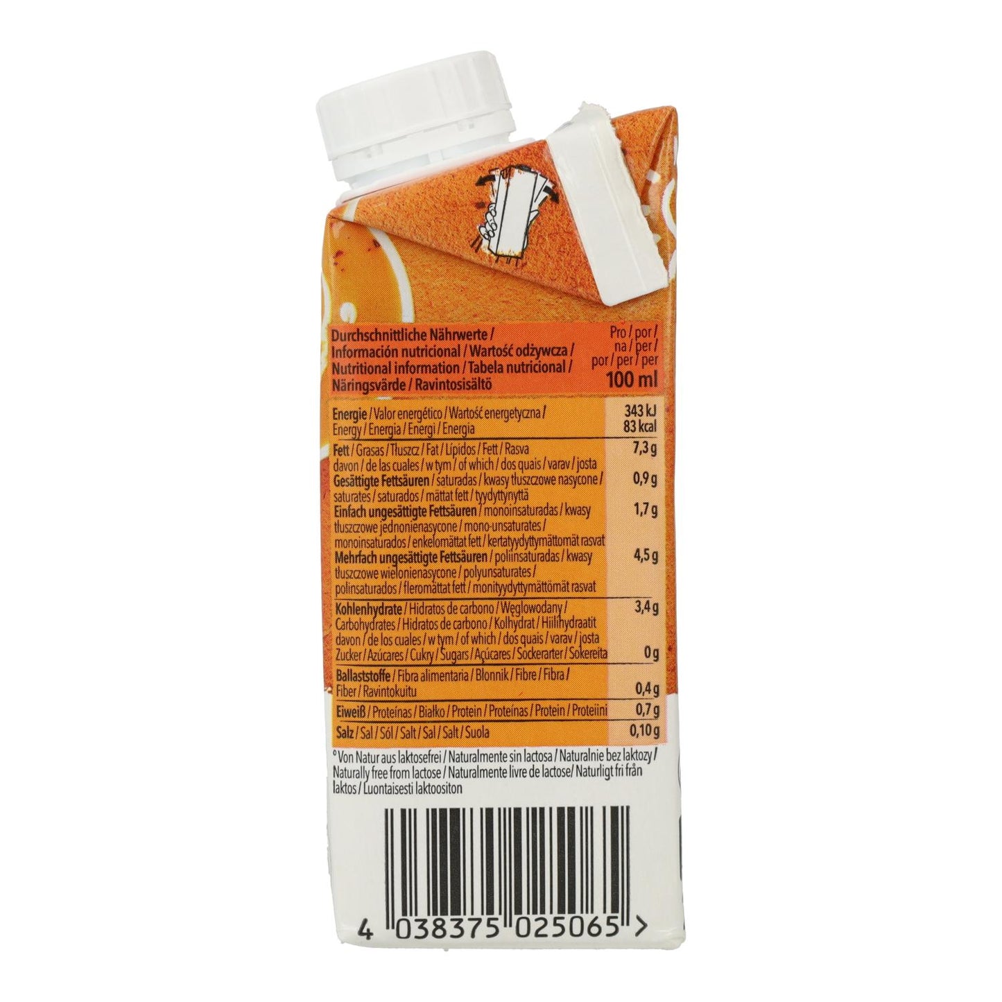 Natumi Creme de Aveia Líquido Biológico para Cozinhar, 200 ml