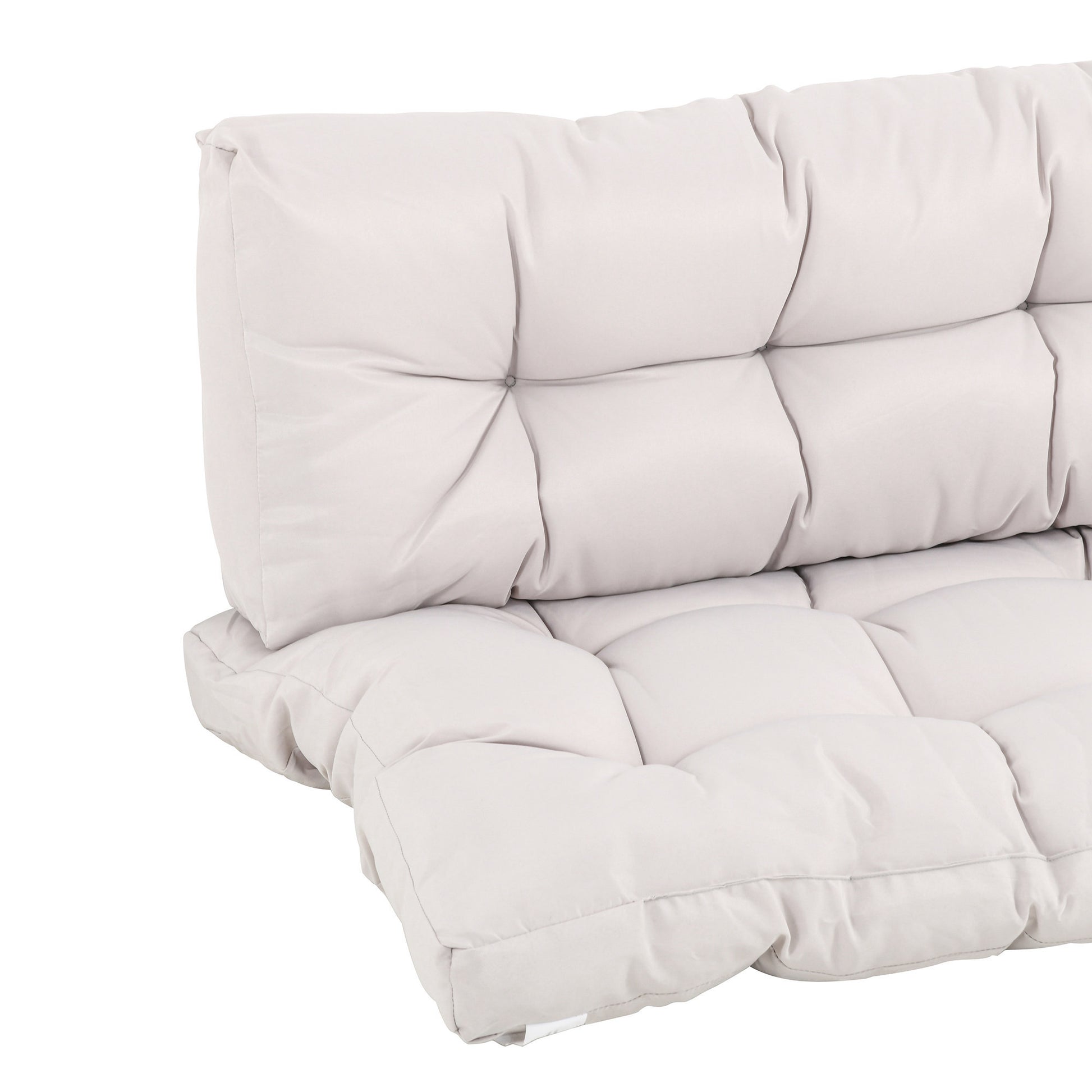 Outsunny Cojín Para Palé Con Respaldo 120x80x12 Cm Para Banco Columpio Hamaca_3