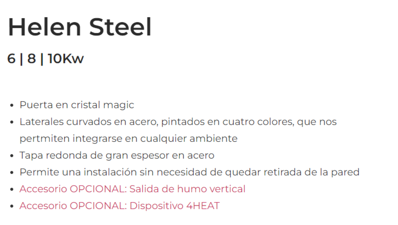 Bricosol Estufa De Pellets Helen Steel 6 Marron Vintage De Ferlux_2
