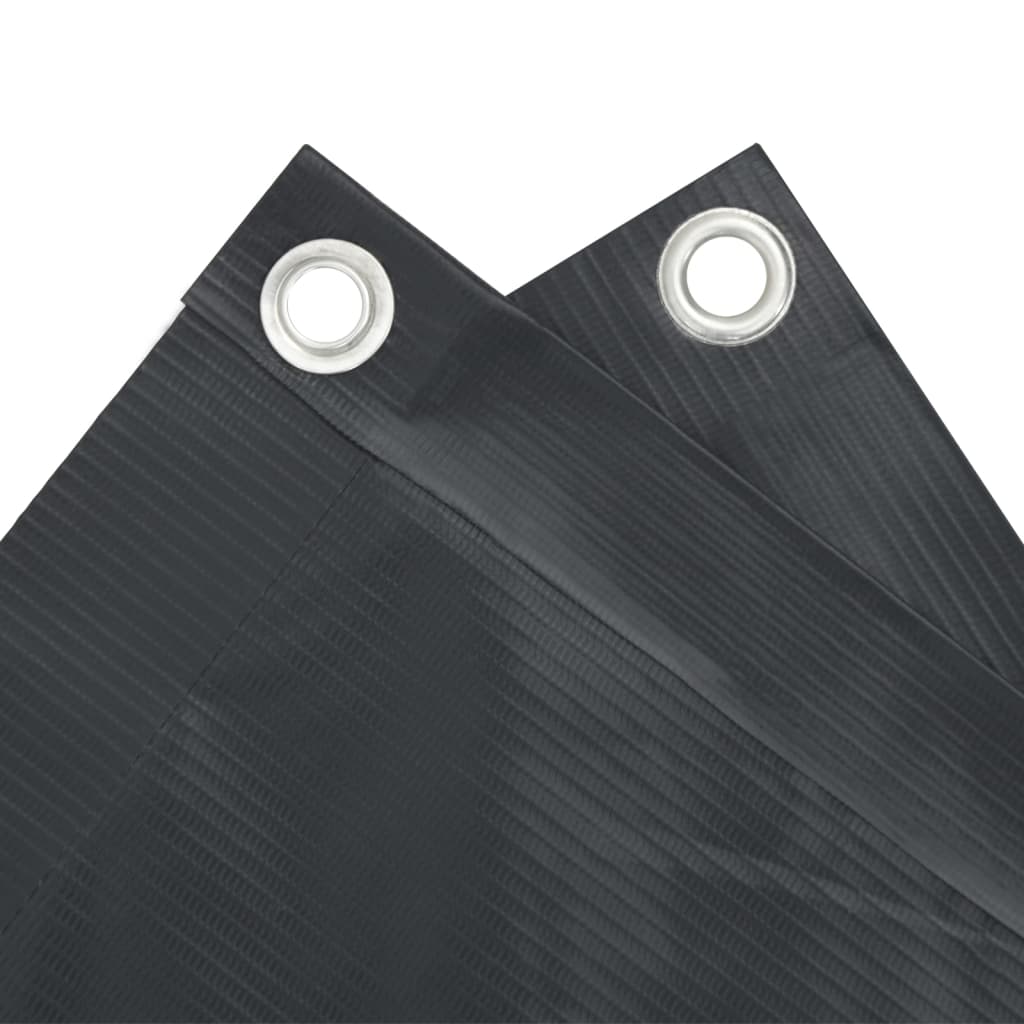 Pantalla De Privacidad De Balcón Pvc Gris Antracita 1000x90 Cm / Vetonek_5