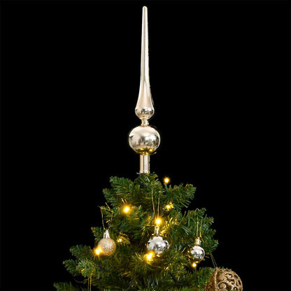 Vidaxl Árbol De Navidad Artificial Con Bisagras 150 Led Y Bolas 150 Cm_1