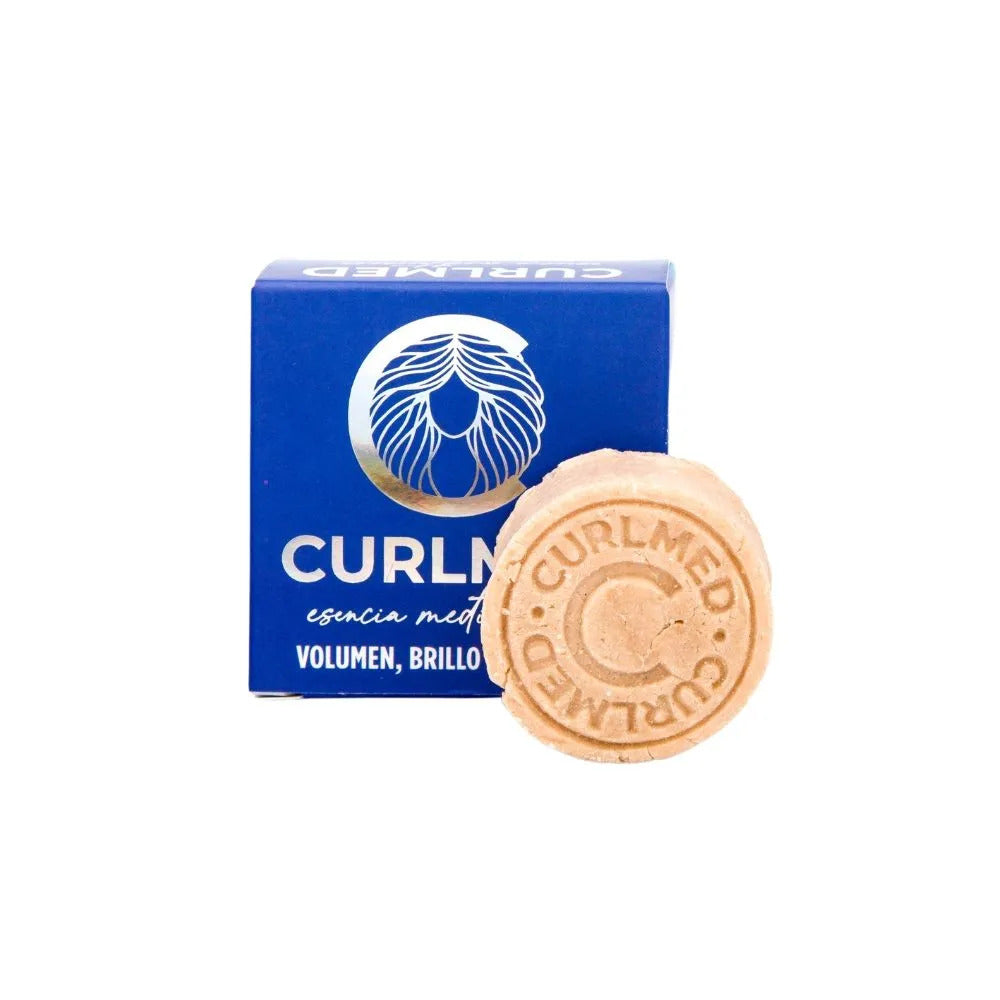 Champú Sólido Volumen, Brillo Y Suavidad Curlmed 30g_0