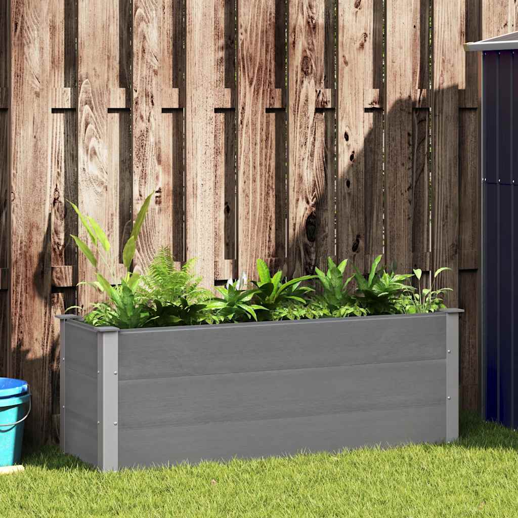 Arriate De Wpc Gris 150x50x54 Cm_1