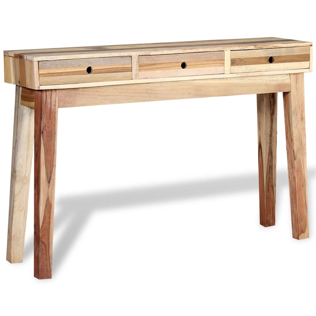 Mesa Consola De Madera Maciza Reciclada_3