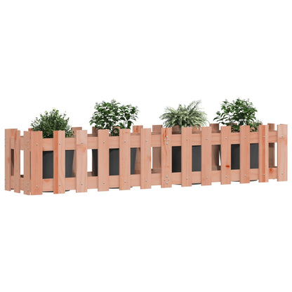 Arriate Elevado Jardín Valla Madera Maciza Douglas 150x30x30 Cm_2