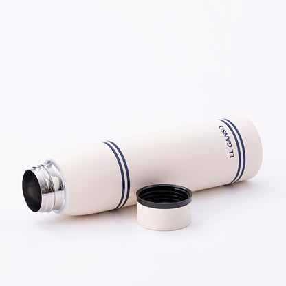 Botella De Agua 750ml En Acero Inoxidable Blanco El Ganso_4