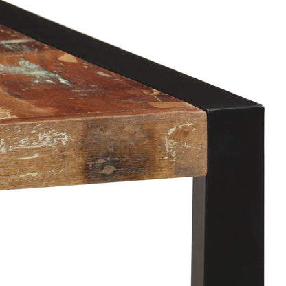 Mesa De Comedor De Madera Maciza Reciclada 160x80x75 Cm_2