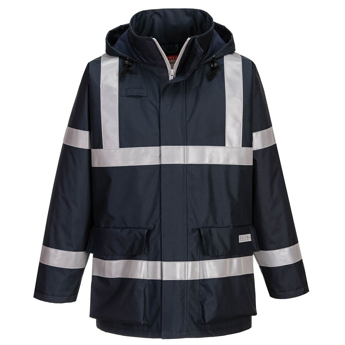Chaqueta Antiestática E Ignífuga Bizflame Rain / Xxl / Azulina_0