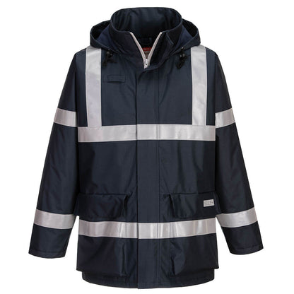 Chaqueta Antiestática E Ignífuga Bizflame Rain / S / Azulina_0