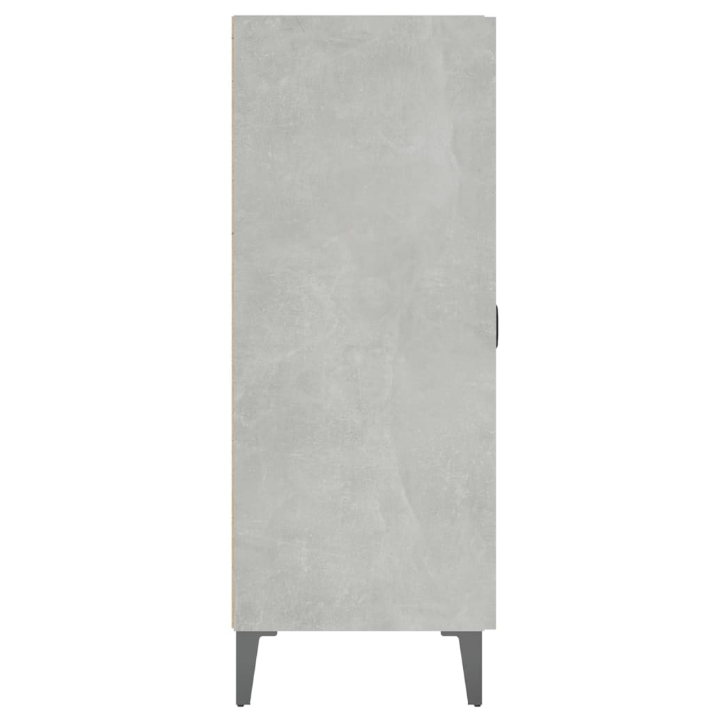 Aparador De Madera De Ingeniería Gris Hormigón 69,5x34x90 Cm / Vetonek_0