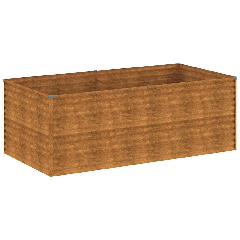 Jardinera De Acero Corten 196x100x69 Cm_0