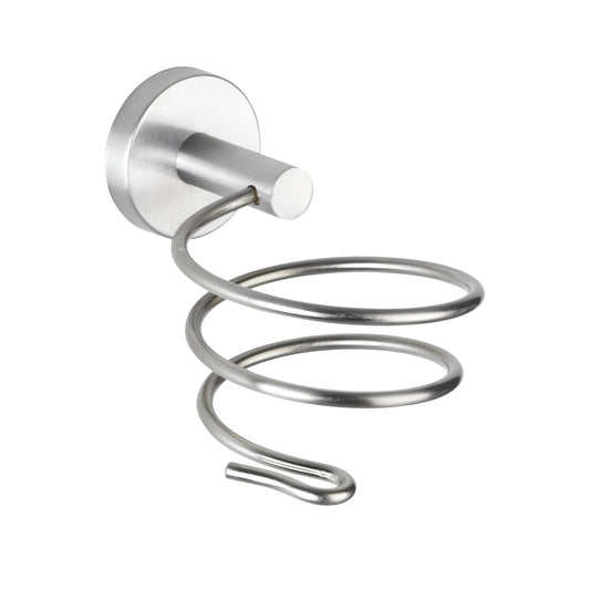 Suporte para secador de cabelo Bosio em aço inoxidável