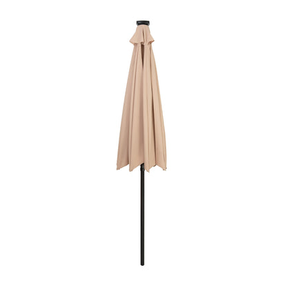Parasol Led Inclinable De 2,7 M – Beige_1