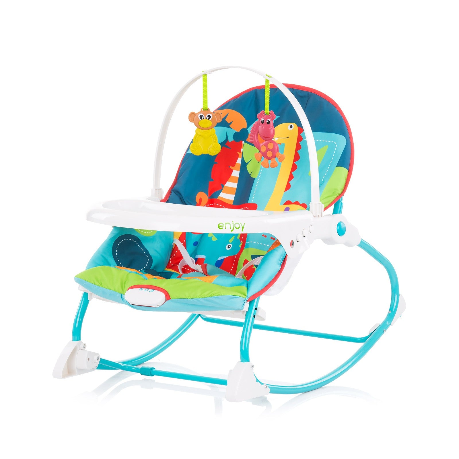Hamaca Infantil Con Sonidos Y Vibración Enjoy Blue_0