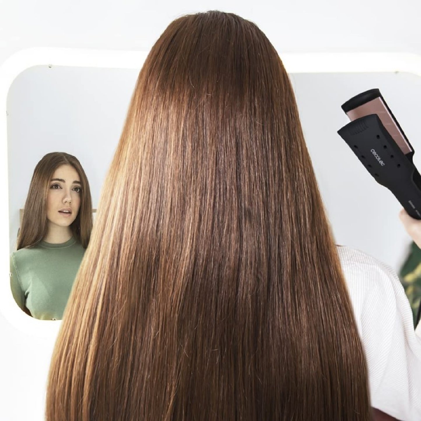 Cecotec Plancha De Pelo Ancha Con Cable Ritualcare Wet&dry_0