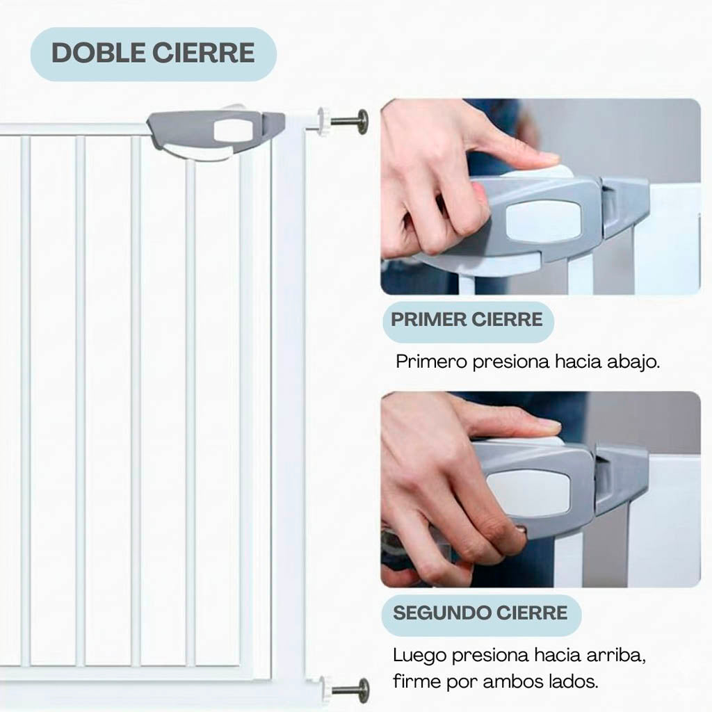 Bathby | Extensión De 10 Cm Para Valla De Seguridad Infantil Y Para Mascotas, Color Blanco_1