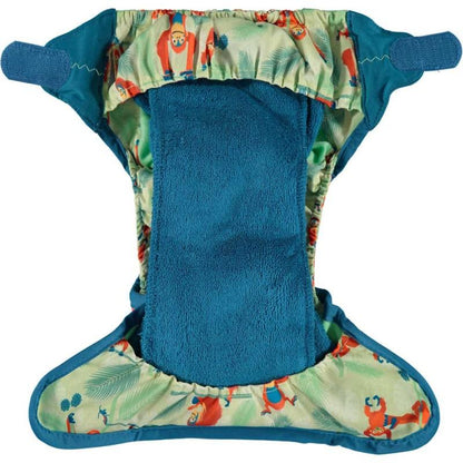 Fralda reutilizável de bambu com velcro pop-in Orangutan Close Parent