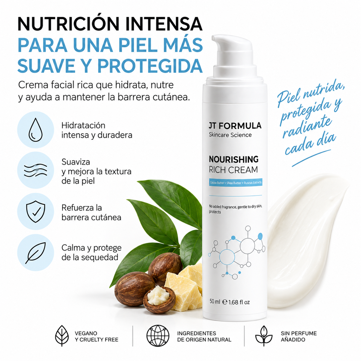 Crema Rica Nutritiva, Sin Fragancia_2