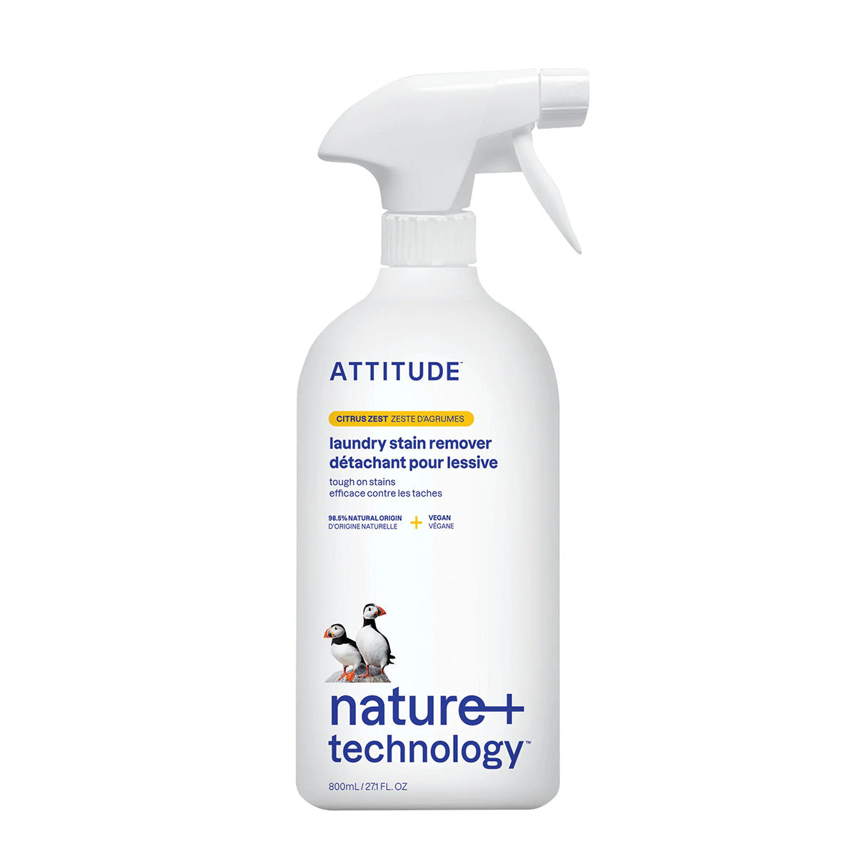 Spray tira-nódoas Attitude eco-citrus 800 ml