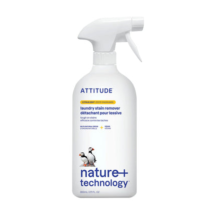 Spray tira-nódoas Attitude eco-citrus 800 ml