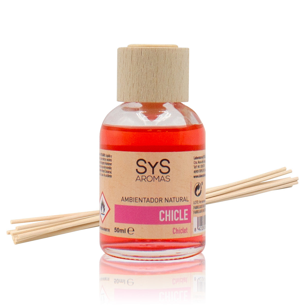 Ambientador Mikado Chicle 50 ml | Aroma Dulce y Divertido | Difusor Varillas | Ambiente Juvenil_0