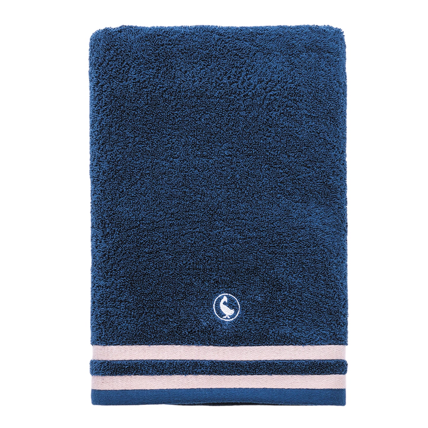 Toalla De Ducha En Azul Marino 70x140 100% Algodón 500gsm El Ganso_0