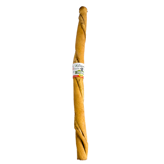Lifebound - Hueso Masticable Natural Para Perros De Cuero De Ternera En Barra Retorcida Sabor Tocino - 10 Piezas L_0