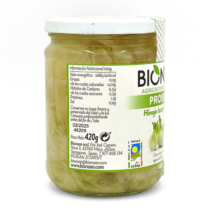 Hinojo Fermentado Con Coriandros Eco Bionsan 420gr_1