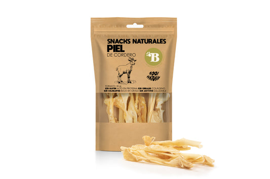 Bimordiscos Piel De Cordero Para Perros Y Gatos · 50g.