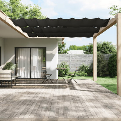 Vidaxl Toldo Vertical Gris Antracita 140x360 Cm Tela Oxford_1
