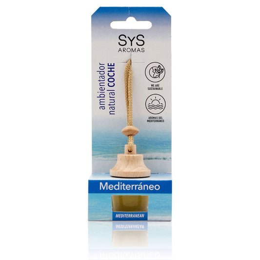 Ambientador Coche Mediterráneo SYS Aromas Style 7 ml | Aroma Fresco y Cítrico | Ligero y Luminoso_0